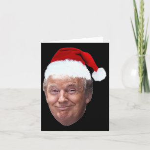 Donald Trump Christmas Funny Santa Hat Gift Card