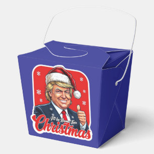 Donald Trump Christmas Santa Claus Art Favour Box