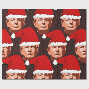 DONALD TRUMP CHRISTMAS SANTA Wrapping Paper