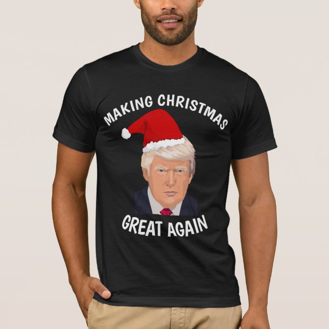 DONALD TRUMP CHRISTMAS T-Shirts (Front)