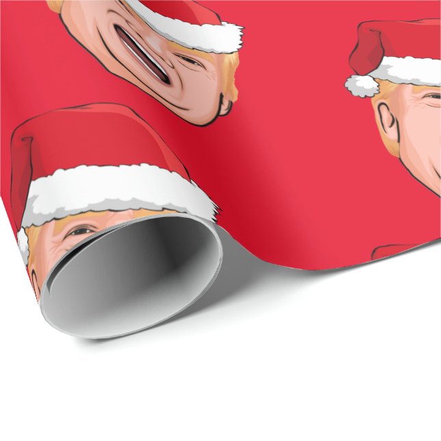 DONALD TRUMP Christmas Wrapping Paper (Roll Corner)