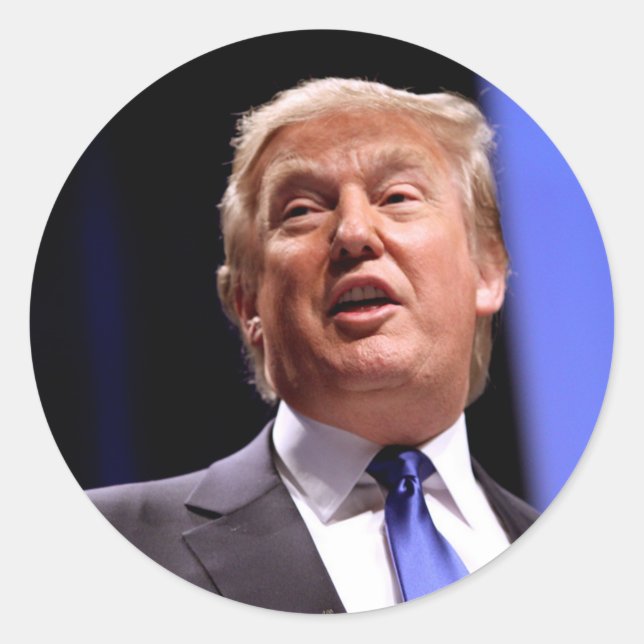 Donald Trump Classic Round Sticker (Front)