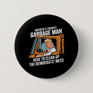 Donald Trump Cleanup Republican Trump Supporter 1  6 Cm Round Badge