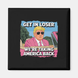 Donald Trump Cleanup Republican Trump Supporter 4 Magnet