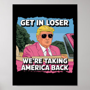 Donald Trump Cleanup Republican Trump Supporter 4 Poster