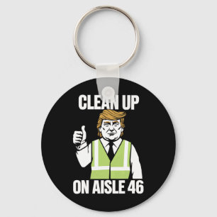 Donald Trump Cleanup Republican Trump Supporter Key Ring