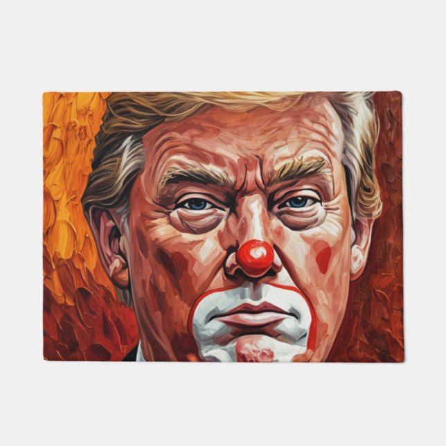 donald trump clown doormat (Front)