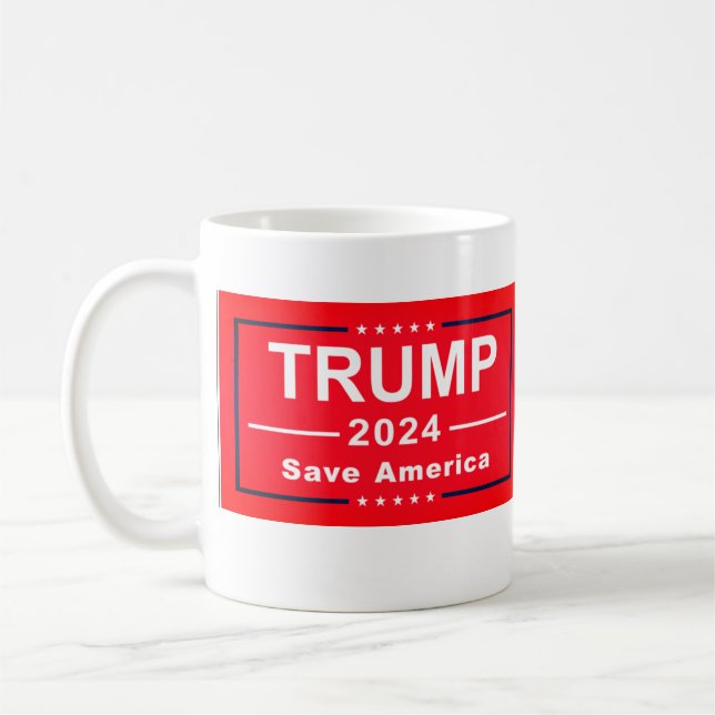 Donald Trump coffee cup MUG MAGA (Left)