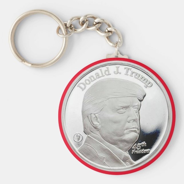 DONALD TRUMP COIN KEY RING (Front)