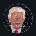 Donald Trump Custom Metal Cage Dartboard<br><div class="desc">The design features President Trump right where you want him.  He’s often a prime target and whether you love him  or hate him this will be an interesting conversation piece.</div>