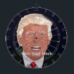 Donald Trump Custom Metal Cage Dartboard<br><div class="desc">The design features President Trump right where you want him.  He’s often a prime target and whether you love him  or hate him this will be an interesting conversation piece.</div>