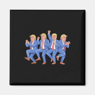 Donald Trump Dance 4th Of July Trump 2025 Magnet