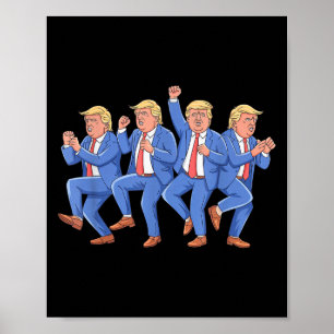 Donald Trump Dance 4th Of July Trump 2025  Poster