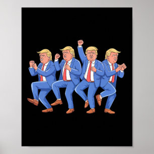 Donald Trump Dance 4th Of July Trump 2025  Poster