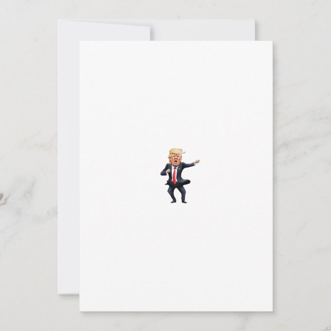 donald trump dance invitation (Front)
