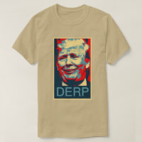 Donald Trump "DERP" Poster Style
