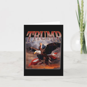 Donald Trump Eagle Usa President 2024 Take America Card