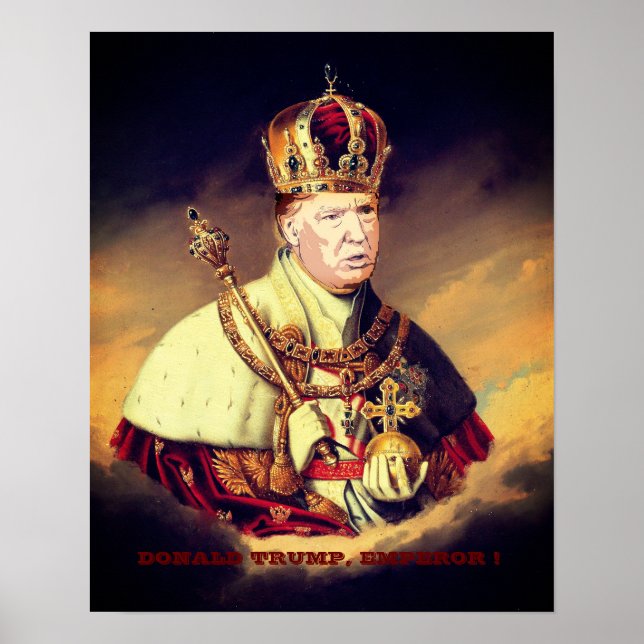 DONALD TRUMP, EMPEROR ! POSTER (Front)