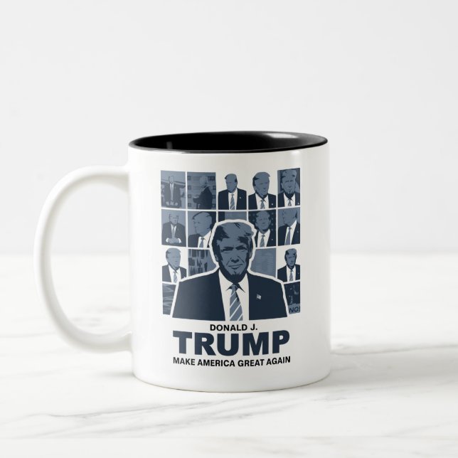 DONALD TRUMP ERA Two-Tone COFFEE MUG (Left)