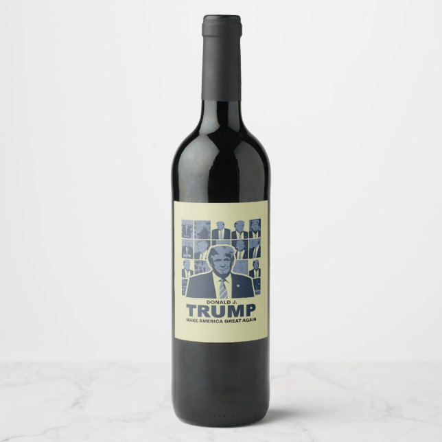 DONALD TRUMP ERA WINE LABEL (Front)