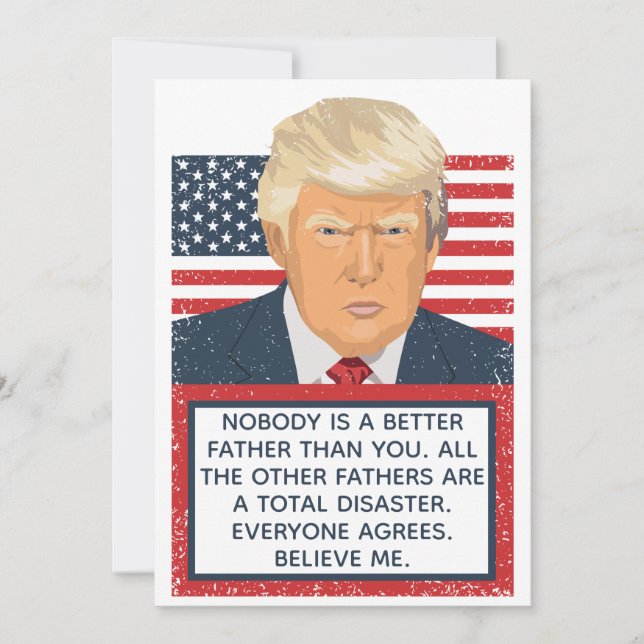Donald Trump Father's Day Card (Front)