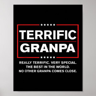 Donald Trump Fathers Day Gift For Granpa Funny Cam Poster