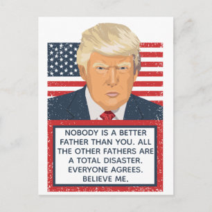Donald Trump Father's Day Postcard