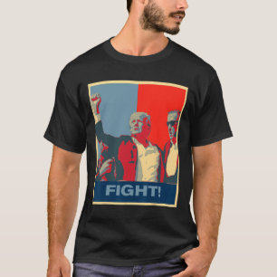 Donald Trump Fight Artwork Stand Strong Usa T-Shirt