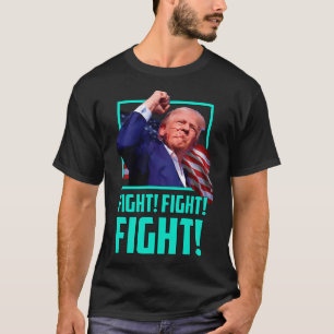 Donald Trump Fight Fighting Stronger Supporters Am T-Shirt