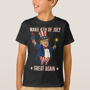 Donald Trump Fireworks Make 4th Of July Great Agai T-Shirt