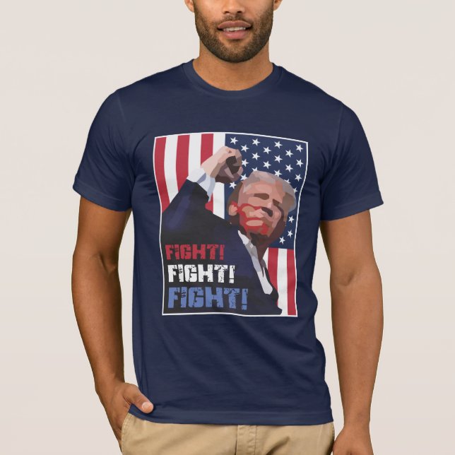 Donald Trump Fist Pump FIGHT! T-Shirt (Front)