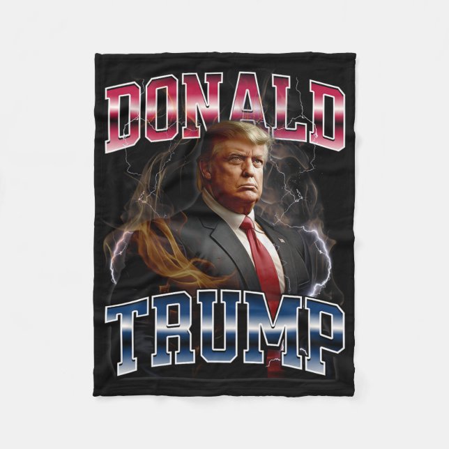 Donald Trump  Fleece Blanket (Front)