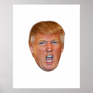 Donald Trump floating head Poster