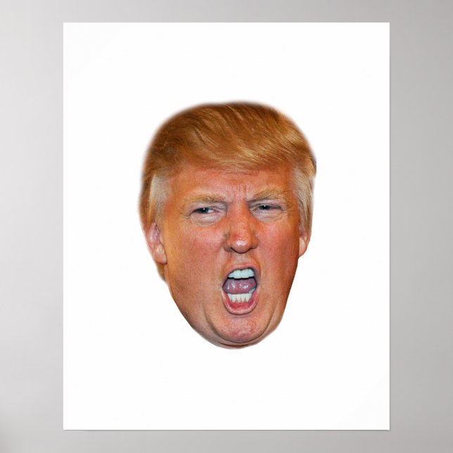 Donald Trump floating head Poster (Front)