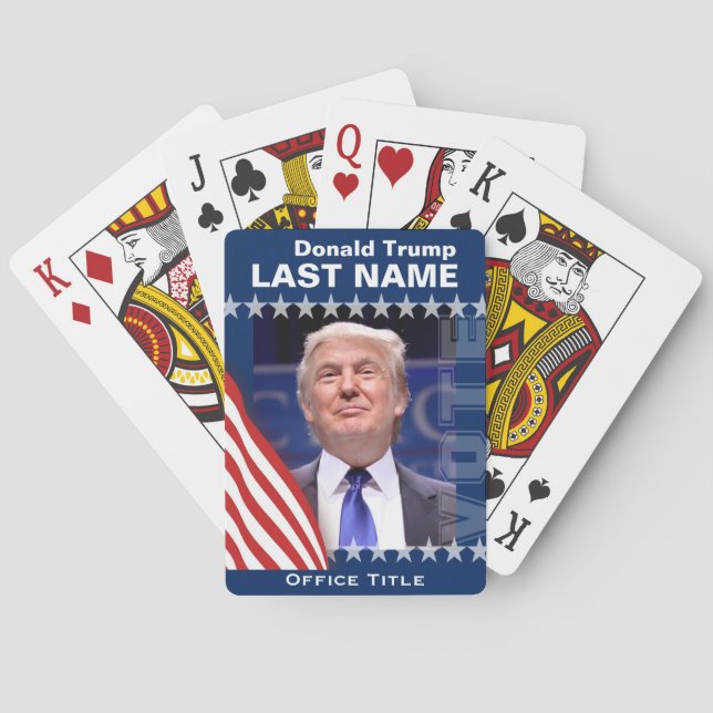 Donald Trump for President 2016 Playing Cards (Back)