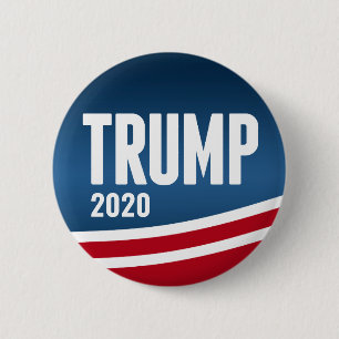 Donald Trump for President 2020 - Modern Swoop 6 Cm Round Badge