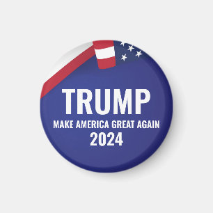 Donald Trump For President 2024 Modern Magnet