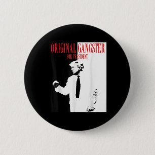 Donald Trump For President 2024 Shirt Original Gan 6 Cm Round Badge