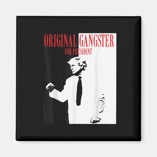 Donald Trump For President 2024 Shirt Original Gan Magnet (Front)