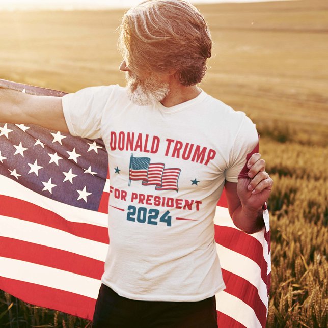 Donald Trump For President 2024 T-Shirt (Creator Uploaded)