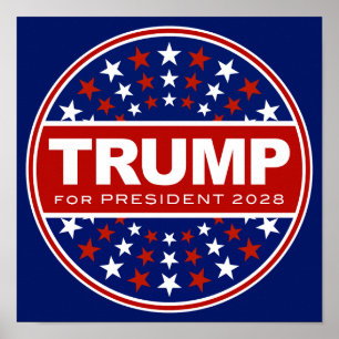 Donald Trump for President 2028 Poster
