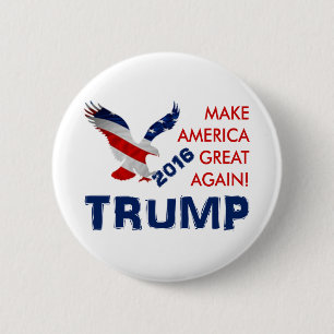 Donald Trump For President 6 Cm Round Badge