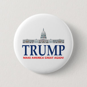 Donald Trump For President 6 Cm Round Badge