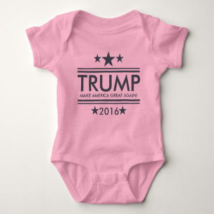 Donald Trump For President Baby Bodysuit