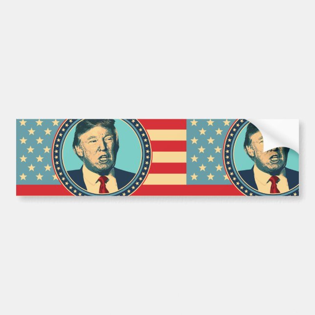 donald trump for president bumper sticker (Front)