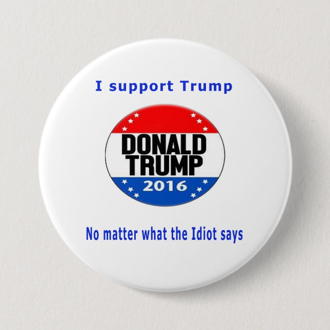 Donald trump for president buttons (Front)