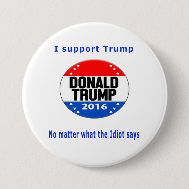 Donald trump for president buttons (Front)