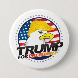 Donald Trump For President Eagle Hair Button