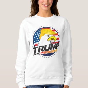 Donald Trump For President Eagle Hair Sweater