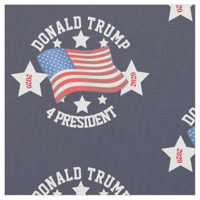 Donald Trump for President Fabric (Close Up)